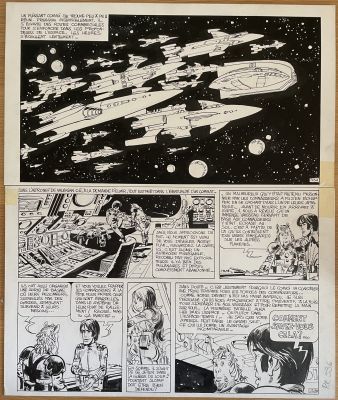 J.C. Mezieres | Valérian et Laureline Tome 2 : L’Empire des mille planètes (1971) | Thornbush Art