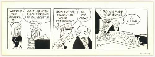 Mort Walker | Walker - BEETLE BAILEY, Daily (12/26/1984) NO RESERVE! | Russ Cochran