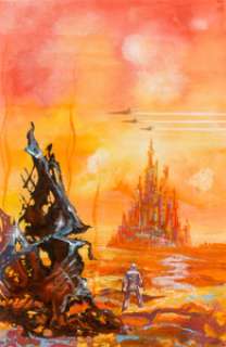 Kelly Freas (American, 1922-2005)
 Monitor Found in Orbit paperback cover, 1974
 Acrylic on board
 7 x 4-1/2 in.
 Not si... | Heritage