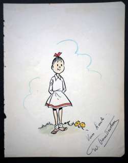 Willy Vandersteen | Vandersteen, Willy - Uitzonderlijke opdrachttekening van Wiske - Suske en Wiske | Catawiki