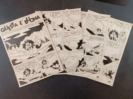 Aloisi Franco | Gatto Aloisio - Questa è buona - Page volante - Exemplaire unique | Catawiki