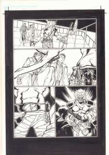 Norman Lee, Pop Mhan - star wars: jedi quest #2 p. 22 - zora has anakin skywalker at gunpoint - 2001 signed
