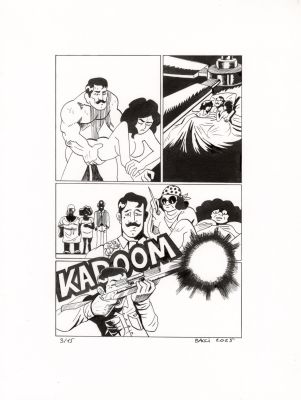 Bacci | TELL NO TALES – planche originale 3 | Galerie Barbier