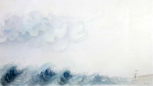 Sempé | Couché !, illustration Ã  l’encre de Chine, Ã… | Millon