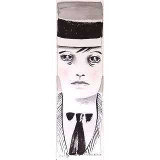 Rosa "Vorticerosa" Puglisi | Rosa "Vorticerosa" Puglisi - Illustrazione originale (Segnalibro) - Vorticerosa - (2019) | Catawiki