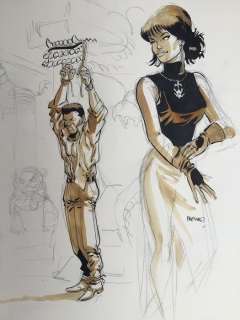 Meynet, Félix | Meynet, Félix - Dessin original - Hommage Ã  Bob Morane | Catawiki