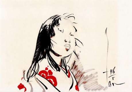 Michetz. Dessin original non nominatif Kogaratsu | BDEnchères