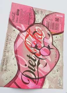 Chris Duncan | ComicCAN - ORIGINAL Artwork by Chris Duncan - PIGLET on COKE can - Exemplaire unique - (2022/2022) | Catawiki