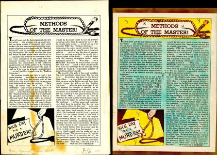 METHODS OF THE MASTER!, WAR AGAINST CRIME #10, 2 Pc. Collection (Dec 1949-Jan 1950) NO RESERVE! | Russ Cochran