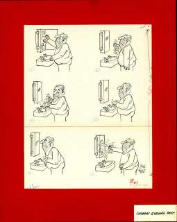 Tippit - MORNING SHAVE, Original Gag Panel Art, NO RESERVE! | Russ Cochran