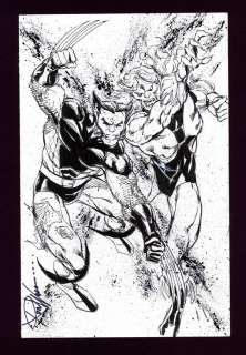 Wolverine vs. Sabretooth Sketch by Ron Williams | mycomicshop.com