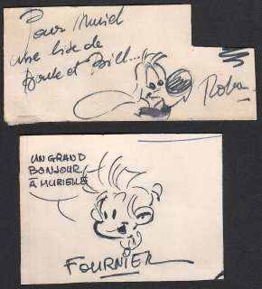 Divers | Boule et Bill, illustration au feutre de Roba repr… | Millon