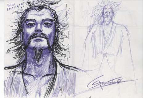 King Gonta Hand-drawn Color Manuscript "Souten Kouro (Beyond the Heavens)" | Mandarake (Big Web)