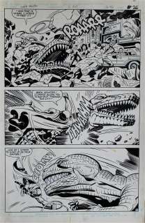 Jack Kirby E Greg Theakston - Tavola originale per SUPER POWERS #2