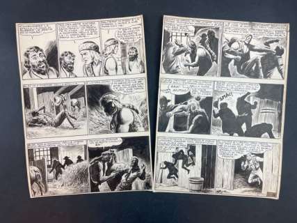 Essegesse | Grande Blek - La Strega - Page volante - Exemplaire unique - (1958) | Catawiki