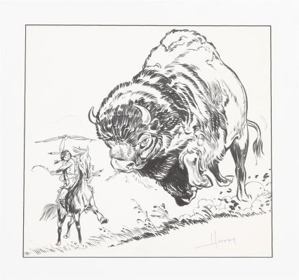 Hermann Huppen (Hermann) Sitting Bull | Comic Art Masters