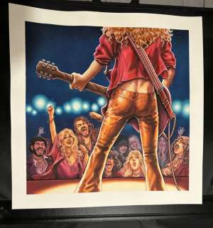 De J.Giner | Dibujo Original de J. Giner, «Rock Hard 1977». Portada | Yojimbo Cómics