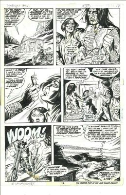Marvel Spotlight #10 Page 14 Ghost Rider Original Art Tom Sutton Jim Mooney HTF Bronze Age Horror | East Bay Comics