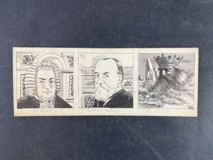 Karel Thole | Karel Thole - Bach - C. Saint - Saens - Le Roi D’Ys - Page volante - Exemplaire unique | Catawiki