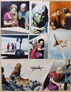 Lawrence, Don - Lawrence, Don - Originele pagina in kleur - The Trigan Empire - The Lokan Invasion - (1967)