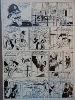 Ron Van Riet | Robert en Bertrand 85 - Originele pagina (p.24) - Palingoproer - (1989) | Catawiki