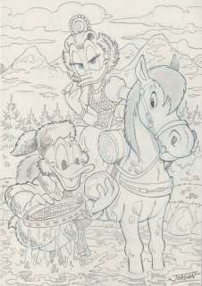 Julian Jordan | Ducktales - Scrooge - Gold! - Size: 30 x 21 cm. A4 | Catawiki