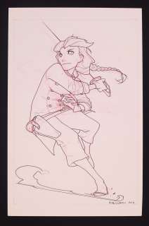 Lady Sabre Sketch by Meredith McClaren | mycomicshop.com