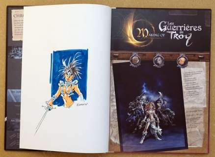 Dany | Les Guerrières de Troy T1 - Yquem le Généreux + 4x ex-libris signé + dédicace - C - TL - (2010) | Catawiki