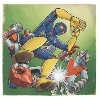 Ishimori Productions Hand-Drawn Color Manuscript - Robot Detective | Mandarake (Big Web)