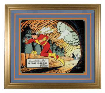 C.C. BECK CAPTAIN MARVEL SPECIALTY ART FOR BOB OVERSTREET. | Hake’s