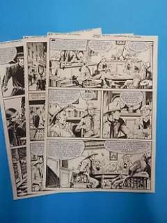 Maurizio Dotti | Tex n. 698 - Maurizio Dotti 3x Tavole Originali "Panico a teatro" - Page volante - Exemplaire unique - (2018) | Catawiki