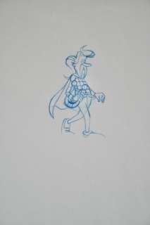 Uderzo/Gerhard Hahn Film | Uderzo - Asterix - "Conquers of America" - Troubadix + Original Animation Production Drawing + - Exemplaire unique (1994) | Catawiki