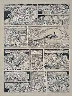 Paul Geerts / Marc Verhaegen / Eric de Rop - Suske en Wiske 236 - Originele pagina (p.32) - De Gulden Harpoen - Page volante - (1992)