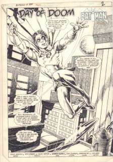 Alfredo Alcala, Chuck Patton, Rick Hoberg - Batman #385 p. 2 - ‘day of doom‘ robin title splash - 1985
