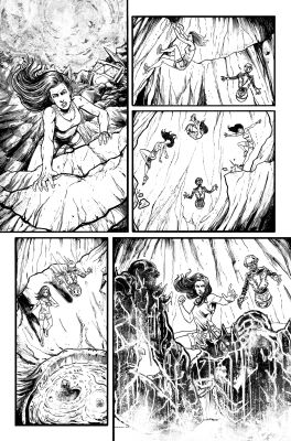 Gavin Smith | Gavin Smith - Mighty Morphin Power Rangers: Zord Quest #1, Page 21 | Modern Mythology Comic Art