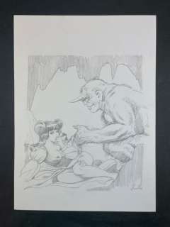 Leone Frollo | Biancaneve - Leone Frollo - illustrazione originale - Page volante - Exemplaire unique | Catawiki