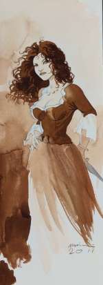 Enrico Marini | Marini, Enrico - Originele tekening - Mejai - Le Scorpion / De schorpioen - (2011) | Catawiki