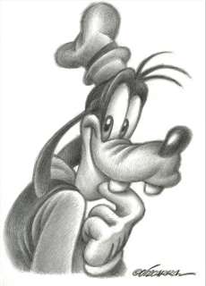 Joan Vizcarra | Goofy - Original Drawing - Joan Vizcarra - Pencil Art - Original Artwork | Catawiki