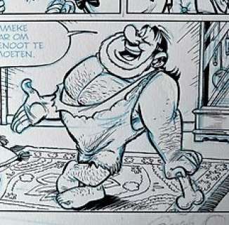 Gerben Valkema | Valkema, Gerben - Originele pagina (p.22) + schetsen - Suske en Wiske - Cromimi - (2017) | Catawiki