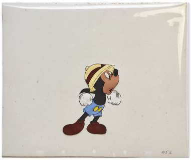 Original Cel of Mickey Mouse From the 1943 Disney Short ’’Pluto and the Armadillo’’ | Nate Sanders