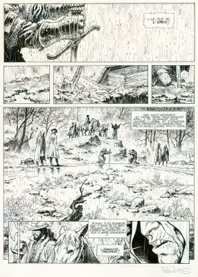 Joël Parnotte (Encrage), Xavier Dorison (Scénariste) | Joël Parnotte - Le Maître d’armes P4 | 2DGalleries