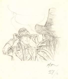 Follet, René | Follet, René - Dessin préparatoire pour Vance - Bruce J Hawker T6 - Les bourreaux de la nuit - Case 27/5 (p.29) - (1993) | Catawiki