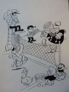 Studios Doc Winner - Studios Doc Winner - Originele covertekening + kleur overlay - De Katzenjammerkids - (1971)