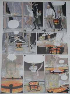 Von Gã¶Tha, Erich | Erich von GÃ¶tha - Planche originale en couleur (p.56) - Les Malheurs de Janice T.3 - (2003) | Catawiki