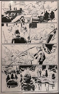 Chris Samnee | Fire Power Prelude pg 28 Original Art | Chris Samnee