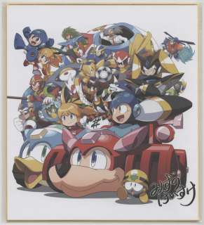Color Reproduction Shikishi Keisuke Mizuno Rockman (Mega Man)