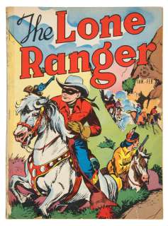 SET OF 24 ORIGINAL ART 1941 DAILY COMIC STRIPS PUBLISHED IN â€œTHE LONE RANGERâ€ COMIC BOOK #1. | Hake’s