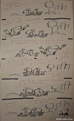 Dibujo original de Ivá, publicado en El Papus 358 | todocoleccion (Buy It Now)