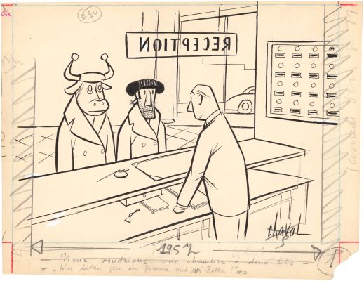 Chaval | 1952 - Réception | Huberty Breyne Gallery