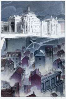 Schuiten | Les Cités obscures, illustration Ã  l’aquarel… | Millon
